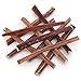 GigaBite by BPS - USDA & FDA Certified All Natural Odor Free 6-Inch Plain Skinny Beef Bully Sticks for Weight Watching Dogs, Smaller Breeds or Puppies - 10 pieces/pack