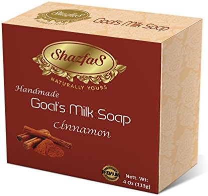 Goat Milk Whitening Soap-Natural Lightener Formula With Coconut Oil,For Smooth And Soft Skin, Skin Tone Correction & Dark Spots Elimination Combo (Cinnamon and Rosemary)