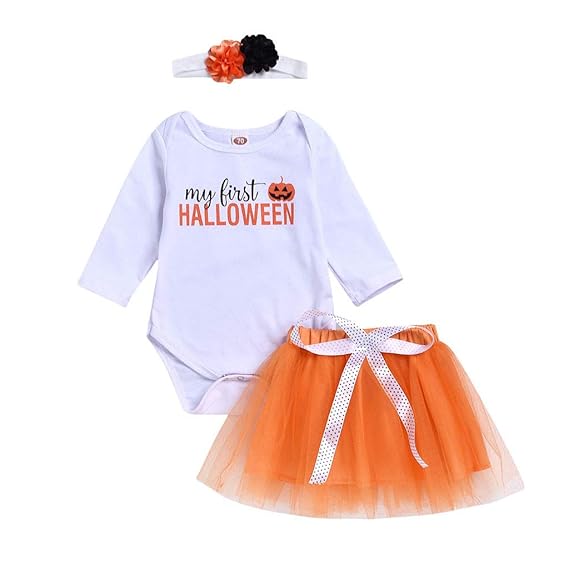 baby girl halloween romper