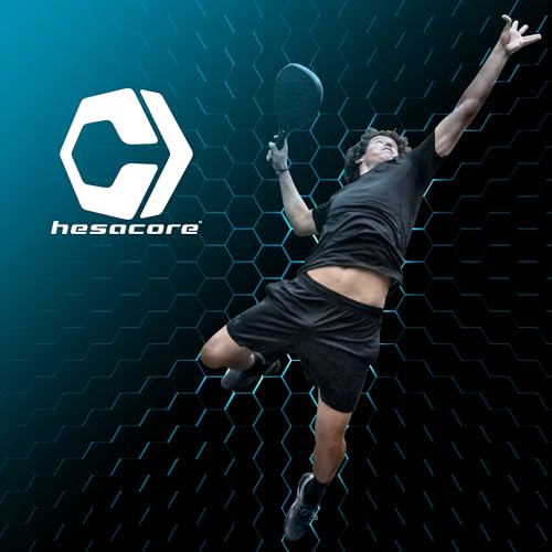 Hesacore Padel Tour Grip - Comfort Grip for Tennis Elbow, Higher Grip Strength, Less Vibrations, Finger Support, Helps Sweat Hands, Club Players, Size S