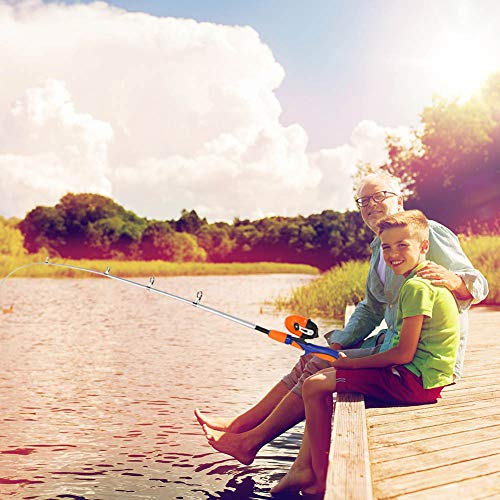 gerFogoo LingNuo Angelrute für Kinder, Angelruten-Combo-Set, Teleskop, tragbar, mit Angelschnur-Griff usw… – Bild 8