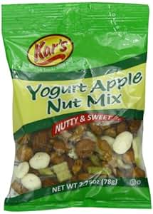 Amazon.com : Kar's Nuts Yogurt Apple Nut Mix, 2.75-Ounce Bags (Pack of