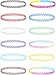 Mudder 12 Pieces Tattoo Choker Necklace Stretch Gothic Tattoo Henna Elastic Choker Necklace Set