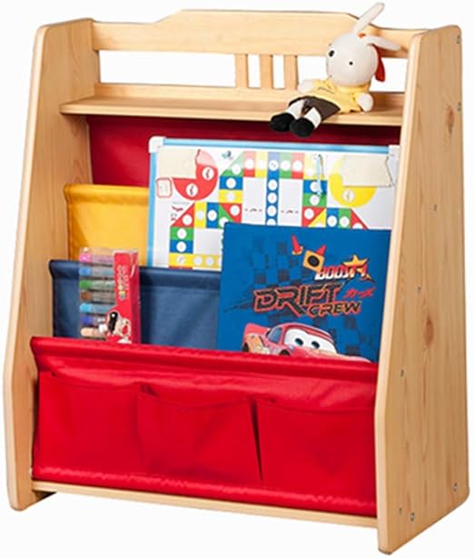 Bookcase HUO Children's Picture Book Rack Floor Shelf Storage Rack