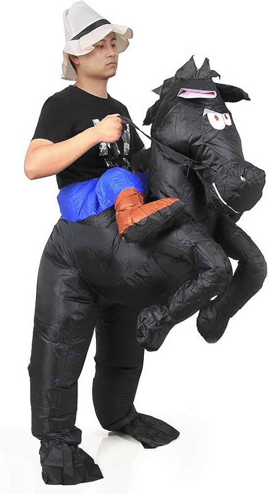 RHYTHMARTS Inflatable Horse Costume Adult Halloween