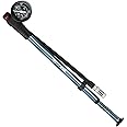 Hycline Shock Pump for Mountain Bike, High Pressure 300 Psi for Front Fork and Rear Bicycle Suspension Air Pump with Gauge Fits Schrader & Presta Tire Valve