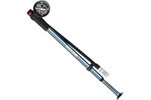 Hycline Shock Pump for Mountain Bike, High Pressure 300 Psi for Front Fork and Rear Bicycle Suspension Air Pump with Gauge Fits Schrader & Presta Tire Valve