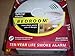Kidde 10-Year Bedroom Sealed Lithium Battery Operated Smoke Alarm with Voice Alert