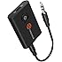 TaoTronics Bluetooth 4.1 Transmitter / Receiver, 2-in-1 Wireless 3.5mm Adapter (aptX Low Latency, 2 Devices Simultaneously, For TV / Home Sound System)