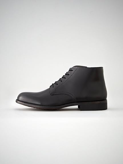 Amazon アルフレッド バニスター シューズ 編み上げサイドジップブーツ メンズ ブラック 40 25 0cm Alfredo Bannister アルフレッド バニスター ブーツ