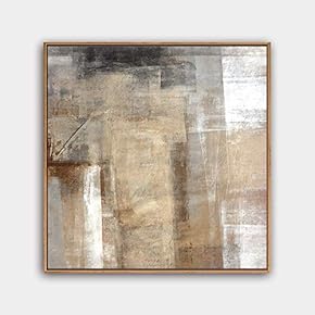 Framed Canvas Wall Art Modern Texture Painting Canvas Prints Home Artwork Decoration for Living Room,Bedroom - 16x16 inches
