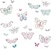Wall Pops DWPK1154 Flutterby Butterflies Applique Kit Wall Decal, Multicolor