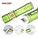 PROBE SHINY USB LED Rechargeable Flashlight ,Tuscom Waterproof Adjustable LED Zoom 3000LM MINI Portable Flashlight (Green)