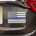 Magnet Me Up Thin Blue Line American Flag Decals, 2 Pack, 4x6 Inch, Black and Blue, Premium Automotive Magnets for Car, Truck, SUV, Crafted with Pride in The USA to Honor Police and Law Enforcement