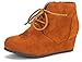 DREAM PAIRS Toddler/Little Kid/Big Kid Girl's Low Wedge Heel Booties Shoes