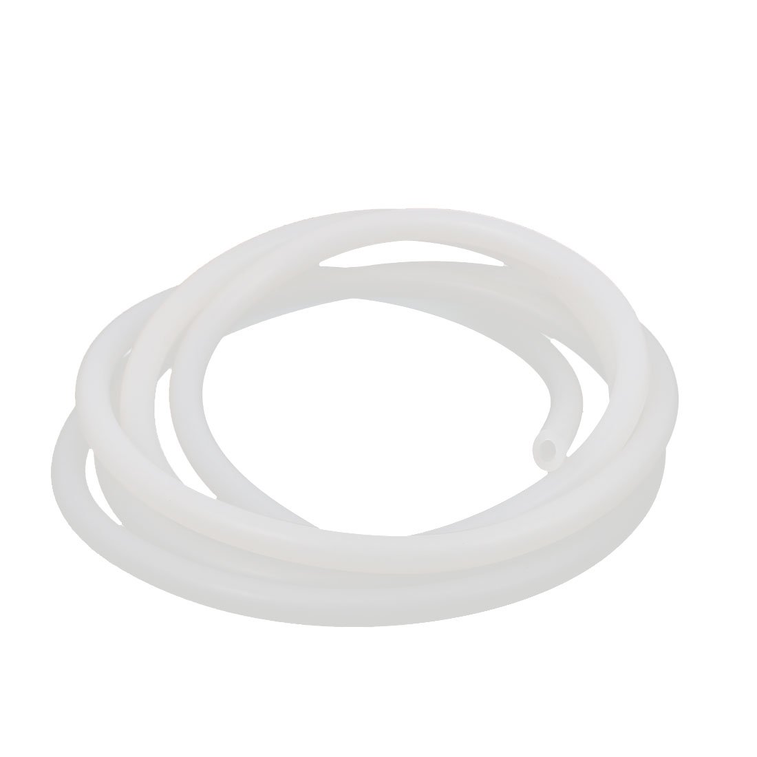Sourcingmap 3mm x 6mm Silicone Translucent Tube Water Air Pump Hose Pipe 1.2 Meter 4Ft Long