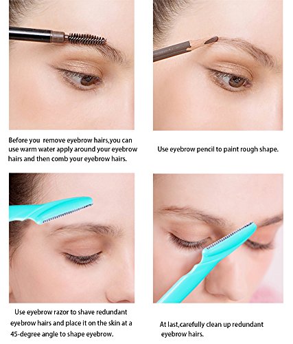 Eyebrow Razors Precision Sharpness For Trimming And Shaping