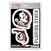 FANMATS NCAA Florida State University 3 Piece Decal Set, Maroon
