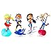 DC Super Hero Girls Mini Figure -- 4 Figure Set Featuring Supergirl, Batgirl, Wonder Woman and Harley Quinn (Minifigures Pack)