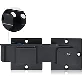 Steinwhale 7.5" Flip Gate Latch Lock for Wooden Fence with Padlock Holes | 4mm Heavy Duty Aluminum Alloy Door Latch for Outdoor Swing Sliding Gate, Double Gate, Barn Shed Garage Yard