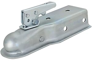 Quick Products QP-HS3025Z Zinc Trigger-Style Trailer Coupler - 2" Ball, 3" Channel - 3,500 lbs.