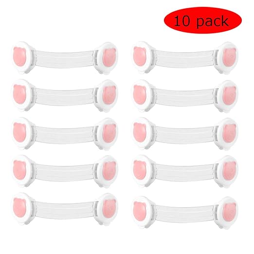 WMWJDQ Cerradura De Seguridad para Niños[10 Piezas],Bloqueo De ...