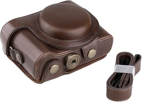 Pdxd Share Etui Pu Cuir Housse Pour Appareil Photo Sony Cyber