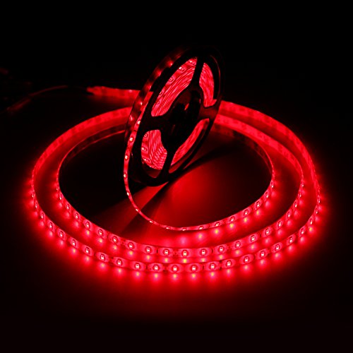 FAVOLCANO 5 meters Red IP65 Waterproof SMD 5630 led strip Dc 12v 300 LED Flexible Strip Light Decorative LED tape