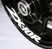 AFBA Kawasaki ZX10R Inner Rim Motorcycle Sticker Decal Stripe Gloss White