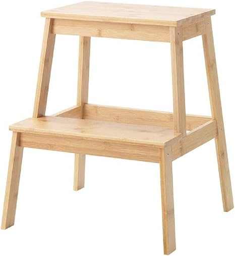 IKEA TENHULT Bamboo Step Stool 43 x 40 