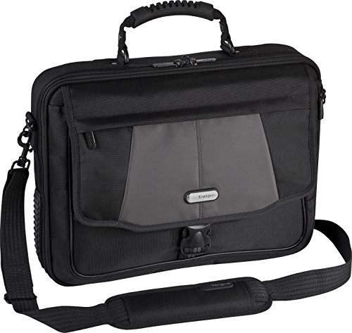 Targus Blacktop Deluxe 17" Laptop Case with Dome Protection, Black/Gray (CPT401DUS)