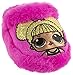 L.O.L. Surprise! Girls Slipper, Easy Slip-on Scuff, Queen Bee and Rocker, Pink, Size 11-12