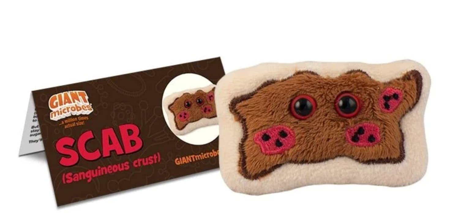 GIANTmicrobes Scab Plush Toy