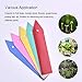 Coopay 250 Pieces Plant Labels Plastic Waterproof Garden Plant Tags Nursery Garden Labels Markers Plant Stakes, 10 X 2 cm (Blue, Green, Red, Pink, Yellow)thumb 3