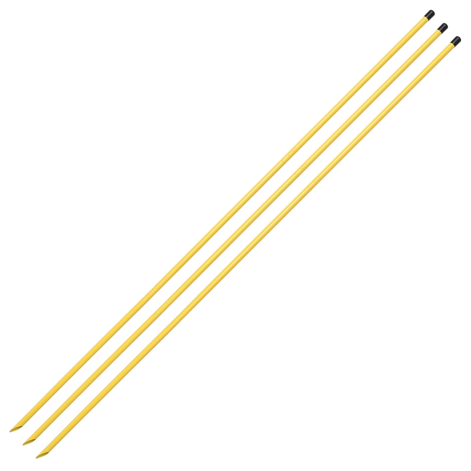 Photo 1 of Dittoven Golf Alignment Sticks 3 Pack, 58 inch Golf Swing Practice Stick, Adjustable Length Golf Practice Rods Alignment Training Sticks for Aiming, Putting, Full Swing Trainer, Yellow