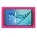LEDNICEKER Kids Case for Samsung Galaxy Tab E 8.0 inch - Light Weight Shock Proof Kids Friendly Foldable Kickstand Protective Case for Samsung Galaxy Tab E 8-inch Tablet - Magenta/Rose