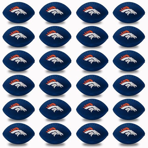 Franklin Sports NFL Denver Broncos Stress Balls - Bulk NFL Football Party 24 Pa…