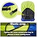 ayamaya Waterproof Backpack Rain Cover (30L-40L), Lightweight Bag Rain Cover Elastic Adjustable Rucksack Raincover Rainproof Dustproof Daypack Cover (Green, 30-40L)