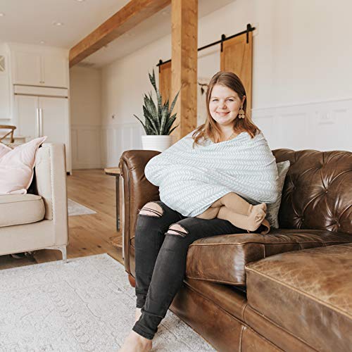 Simka Rose Car Seat Canopy Nursing Cover 6 in 1 Multi Use Cover