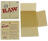 RAW Unrefined Parchment Paper Squares 5" x 5" 100 Sheet Pack