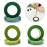 Floral Tape ,Green Tape 6 Roll Green Floral Tape Stem Wrap Tape For Bouquet Stem Wrap 1/2