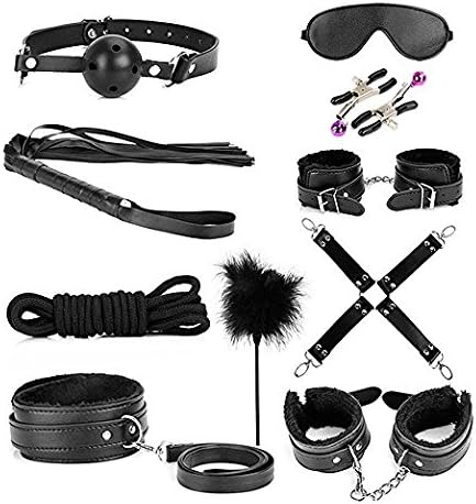 Anseke Bed Restraints Set Strong and Durable Straps Exercise Bands Adjustable Straps 10 Sets Suitable for Both Men and Women