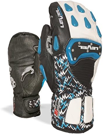 Level SQ CF Ski Racing Mittens, Royal Small/Medium (7.5in)