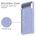 TORRAS [Love Series iPhone X Case 2017 (ONLY), Liquid Silicone Gel Rubber Shockproof Case Soft Microfiber Cloth Lining Cushion Compatible with iPhone X (2017), Light Blue