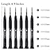 Eyeglass Repair Kit with 6 Pcs Precision Screwdrivers and Stainless Steel Glass Screws for Glasses, Eye Glass, Sunglass Repair