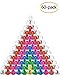 DAFUNY Push Pin Magnets, Fridge Magnets, 60 Pack 7 Assorted Color Strong Magnets, Use at Home School Classroom and Office Magnets, Magnets for Refrigerator Dry Erase Board and Whiteboard Magnets