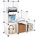 LANGRIA 6-Cubes Storage Cubes Organizer, DIY Small Animal Cage for Rabbit, Guinea Pigs, Puppy Pet Products Portable Modular Organization System