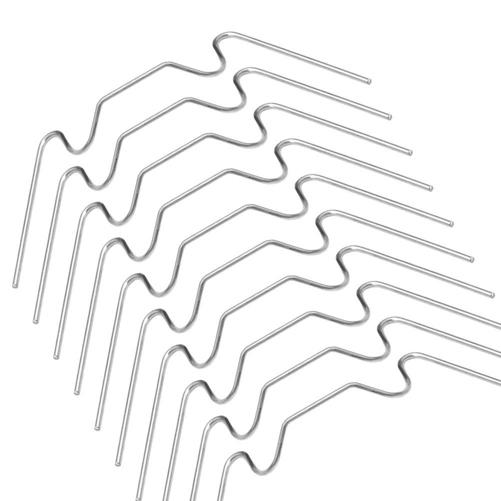 75Pcs W Clips, Stainless Steel Greenhouse Glazing Clips W Wire Clips