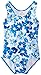 Kanu Surf Little Girls' Toddler Lei Racerback One Piece Swimsuit, Blue, 4T