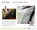 Hypersonic 2 Pcs Set Black Car Door Edge Guard Bumper Protector Molding Trim